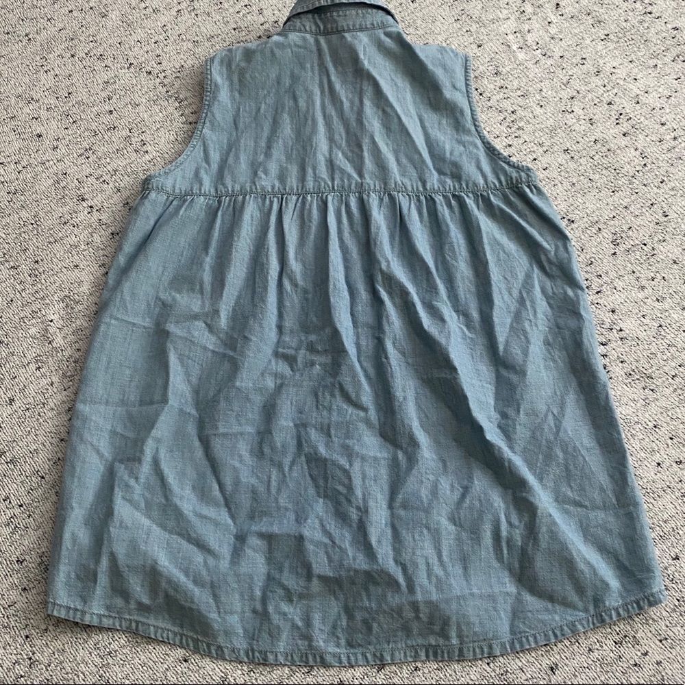 Madewell Denim Button Down Tank - Picture 7 of 7